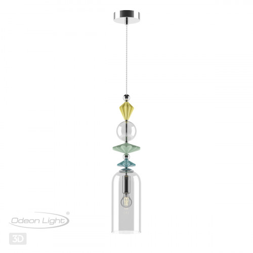 Светильник подвесной 4893/1 Odeon Light Exclusive Хром