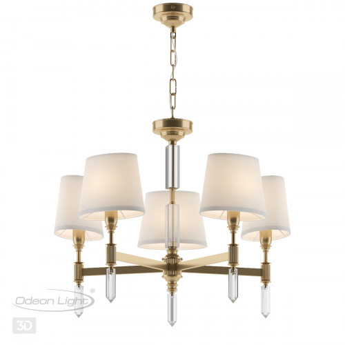 Люстра 4894/5 Odeon Light Exclusive Бронзовый