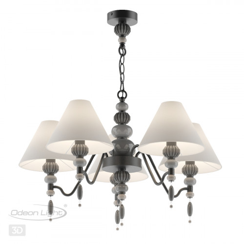 Люстра 4896/5 Odeon Light Exclusive Черный