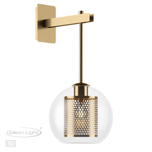 Светильник настенный 4939/1W Odeon Light Бронзовый