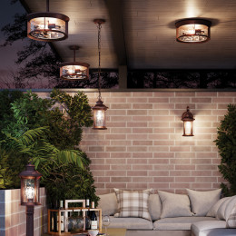Светильник уличный 4961/1A Odeon Light Коричневый