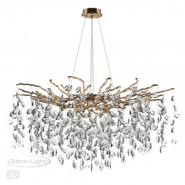 Люстра 4969/12 Odeon Light Античная бронза, латунь