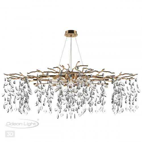 Люстра 4969/14 Odeon Light Античная бронза, латунь