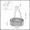 Люстра 4987/6 Odeon Light Золотой