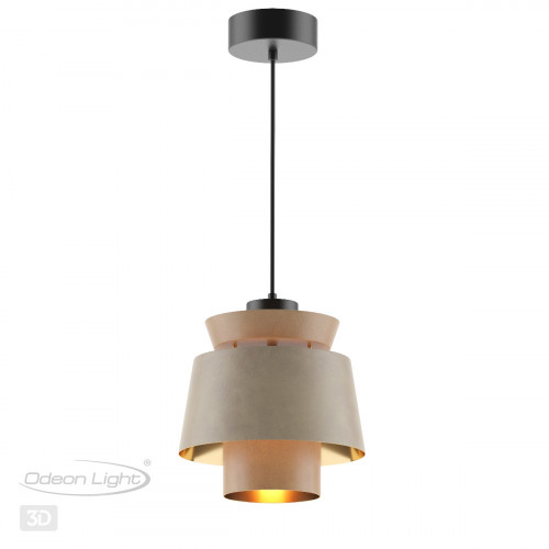 Светильник подвесной 4992/1 Odeon Light Черный
