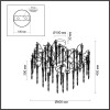 Люстра 5005/8C Odeon Light Золотой