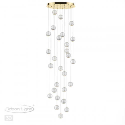 Люстра 5008/120L Odeon Light Золотой