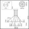 Люстра 5009/98L Odeon Light Черный