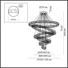 Люстра 5015/260L Odeon Light Золотой