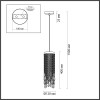 Светильник подвесной 5028/1 Odeon Light Золотой