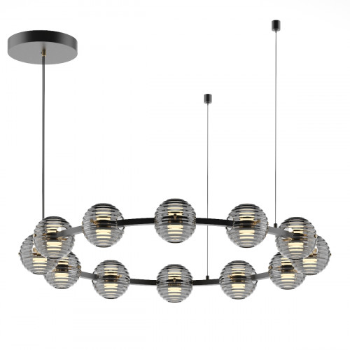 Люстра 5041/120L Odeon Light Черный