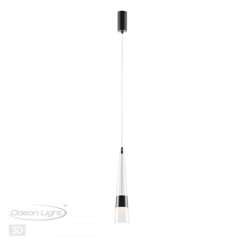 Светильник подвесной 5044/12L Odeon Light Черный