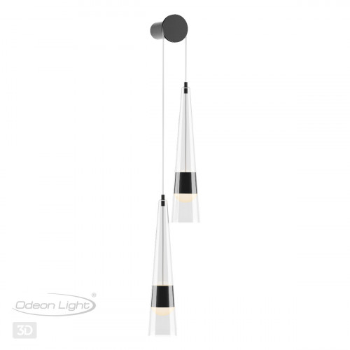 Светильник настенный 5044/24WL Odeon Light Черный