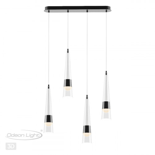 Люстра 5044/42L Odeon Light Черный