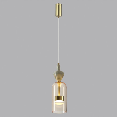 Светильник подвесной 5045/12LB Odeon Light Античная бронза, латунь