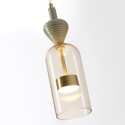Светильник подвесной 5045/12LB Odeon Light Античная бронза, латунь