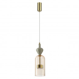 Светильник подвесной 5045/12LB Odeon Light Античная бронза, латунь