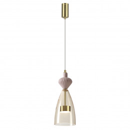Светильник подвесной 5045/12LC Odeon Light Античная бронза, латунь