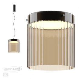 Светильник подвесной 5047/20L Odeon Light Черный