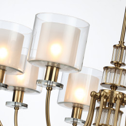 Люстра 5088/8 Odeon Light Античная бронза, латунь