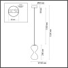 Светильник подвесной 5093/4L Odeon Light Бронзовый