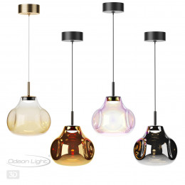 Светильник подвесной 5097/4LA Odeon Light Черный