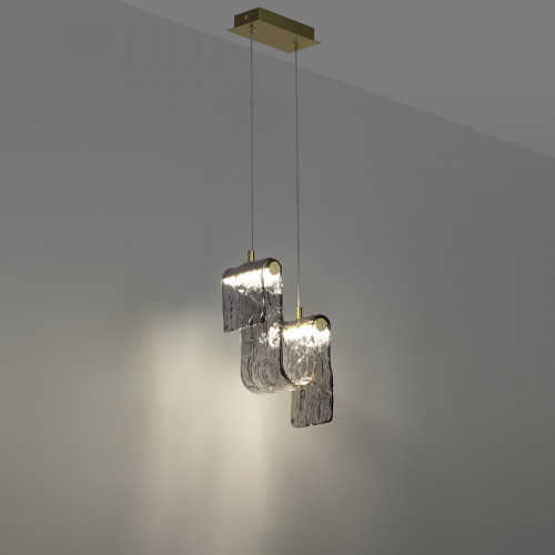 Светильник подвесной 5106/11L Odeon Light Античная бронза, золотой
