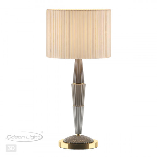 Лампа настольная 5403/1T Odeon Light Exclusive Бронзовый, серый, бежевый