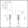 Светильник настенный 5403/1W Odeon Light Exclusive Бронзовый