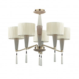 Люстра 5403/5 Odeon Light Exclusive Бронзовый, серый, бежевый