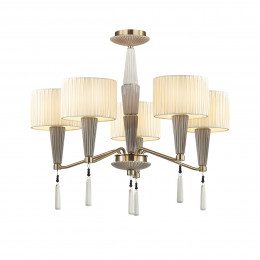 Люстра 5403/5 Odeon Light Exclusive Бронзовый, серый, бежевый