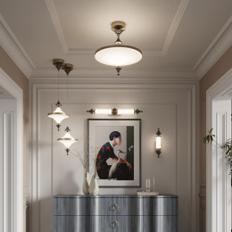Светильник настенный 5404/17WL Odeon Light Exclusive Бронзовый, латунь