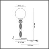 Лампа настольная 5405/1T Odeon Light Exclusive Золотой