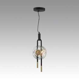 Светильник подвесной 5407/12L Odeon Light Exclusive Черный