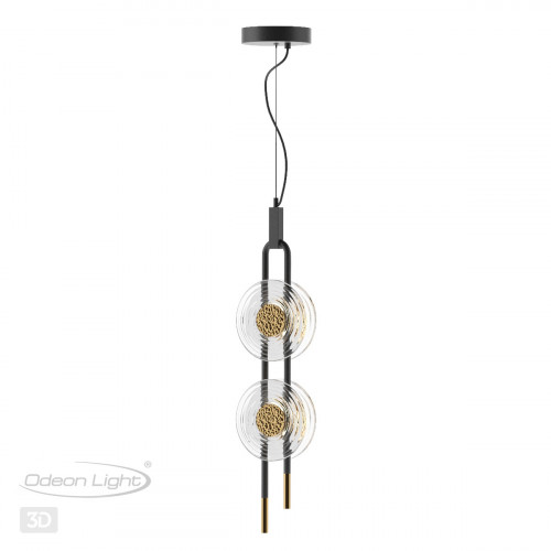 Светильник подвесной 5407/23L Odeon Light Exclusive Черный