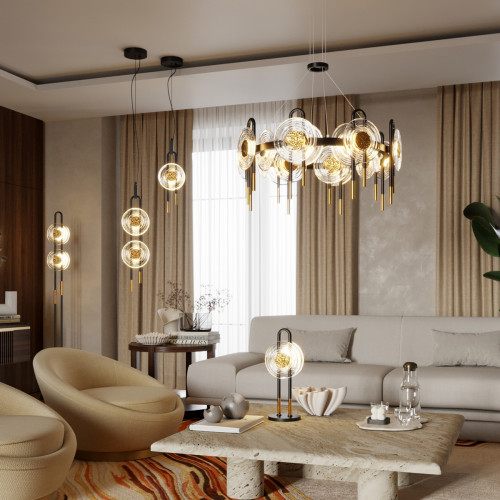 Люстра 5407/92L Odeon Light Exclusive Черный