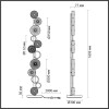 Торшер 5412/68FL Odeon Light Exclusive Золотой