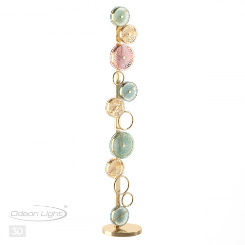 Торшер 5412/68FL Odeon Light Exclusive Золотой