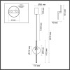 Светильник подвесной 5413/12L Odeon Light Exclusive Черный, бронзовый