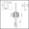 Светильник настенный 5413/13WL Odeon Light Exclusive Черный, бронзовый