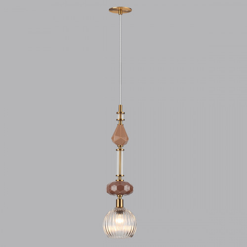 Светильник подвесной 5414/1C Odeon Light Exclusive Античная бронза, латунь