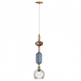 Светильник подвесной 5414/1D Odeon Light Exclusive Античная бронза, латунь