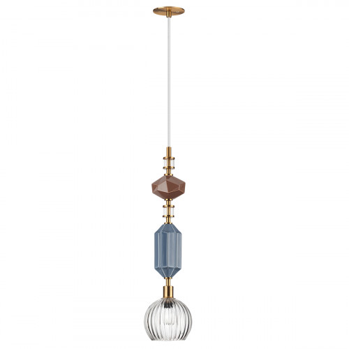 Светильник подвесной 5414/1D Odeon Light Exclusive Античная бронза, латунь