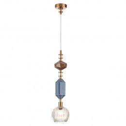 Светильник подвесной 5414/1D Odeon Light Exclusive Античная бронза, латунь