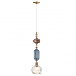 Светильник подвесной 5414/1D Odeon Light Exclusive Античная бронза, латунь