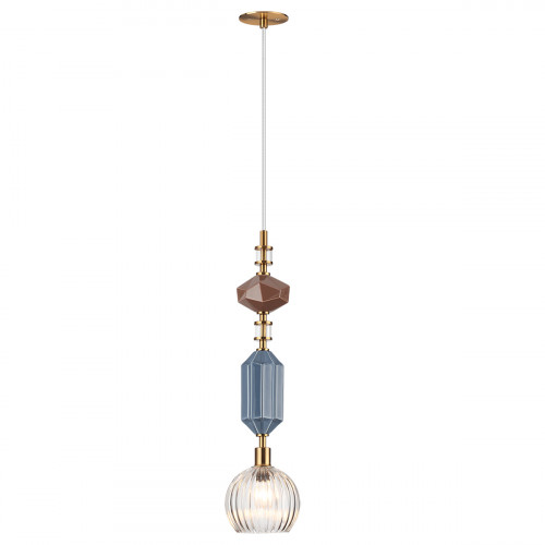 Светильник подвесной 5414/1D Odeon Light Exclusive Античная бронза, латунь