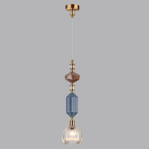 Светильник подвесной 5414/1D Odeon Light Exclusive Античная бронза, латунь