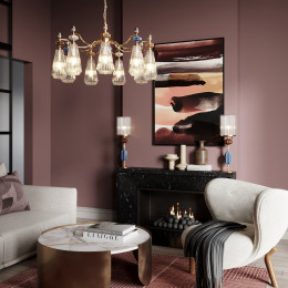 Лампа настольная 5414/1T Odeon Light Exclusive Античная бронза
