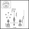 Люстра 5414/5 Odeon Light Exclusive Античная бронза, латунь