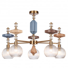 Люстра 5414/5 Odeon Light Exclusive Античная бронза, латунь
